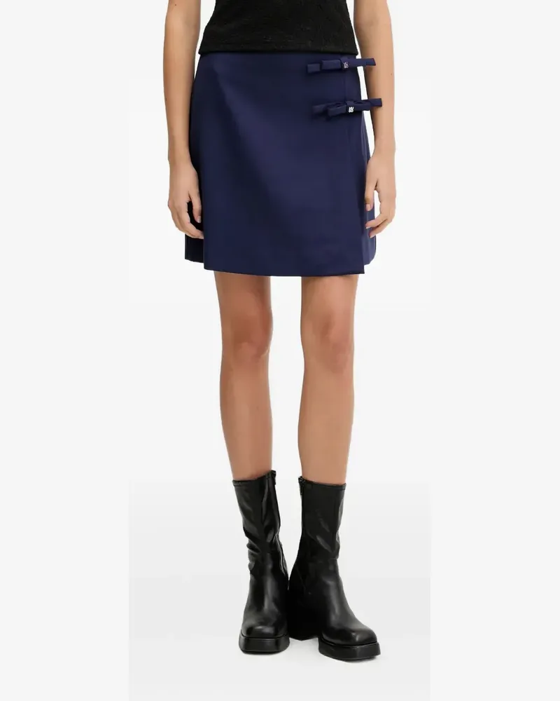 HUGO BOSS Minirock mit Schleife - Blau Blau