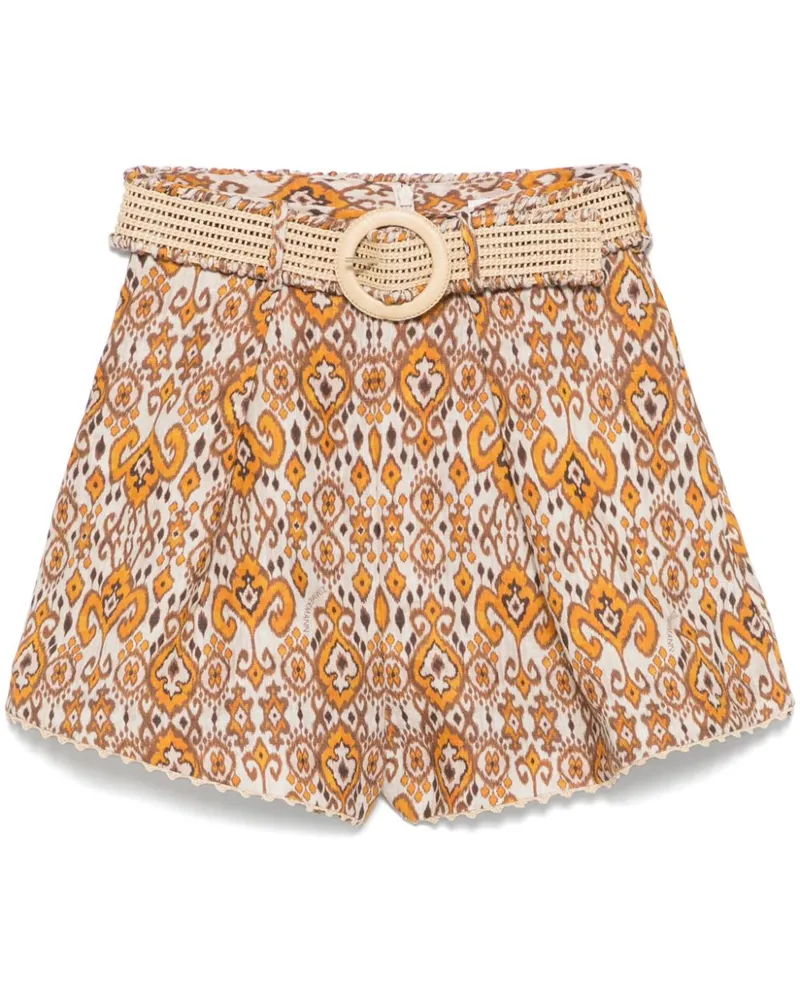 Zimmermann Wylie Shorts - Orange Orange