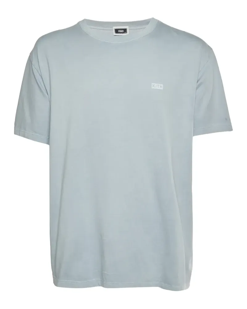 KITH T-Shirt mit Logo-Print - Blau Blau