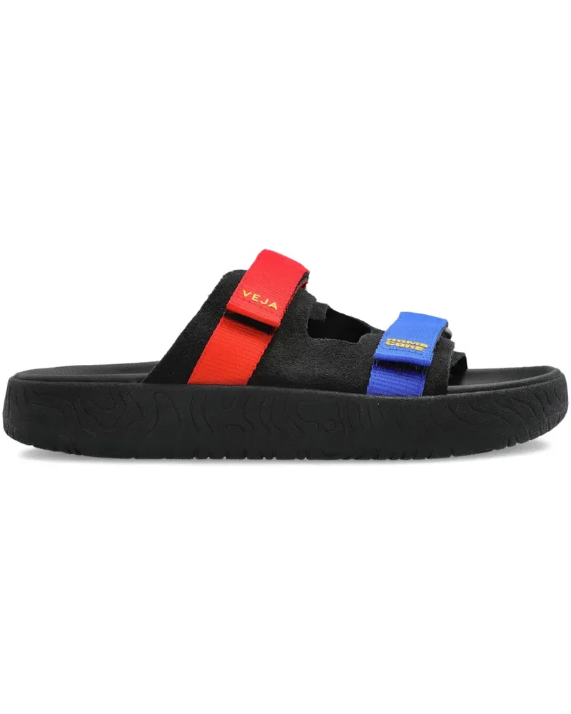 VEJA x Homecore Pantoletten mit Logo - Schwarz Schwarz