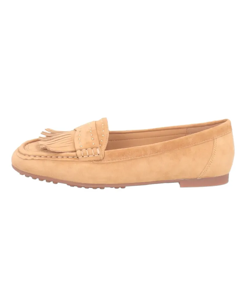 Tosca Blu fringe-detail studded loafers - Braun Braun