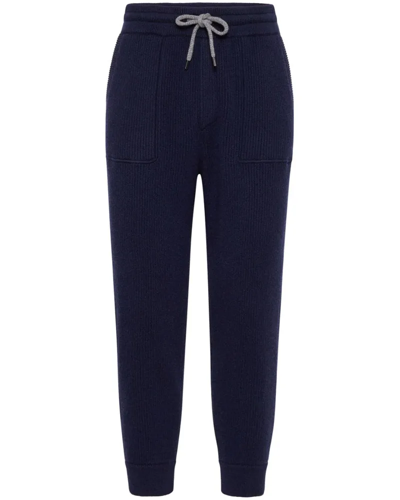 Brunello Cucinelli Jogginghose aus Kaschmir - Blau Blau