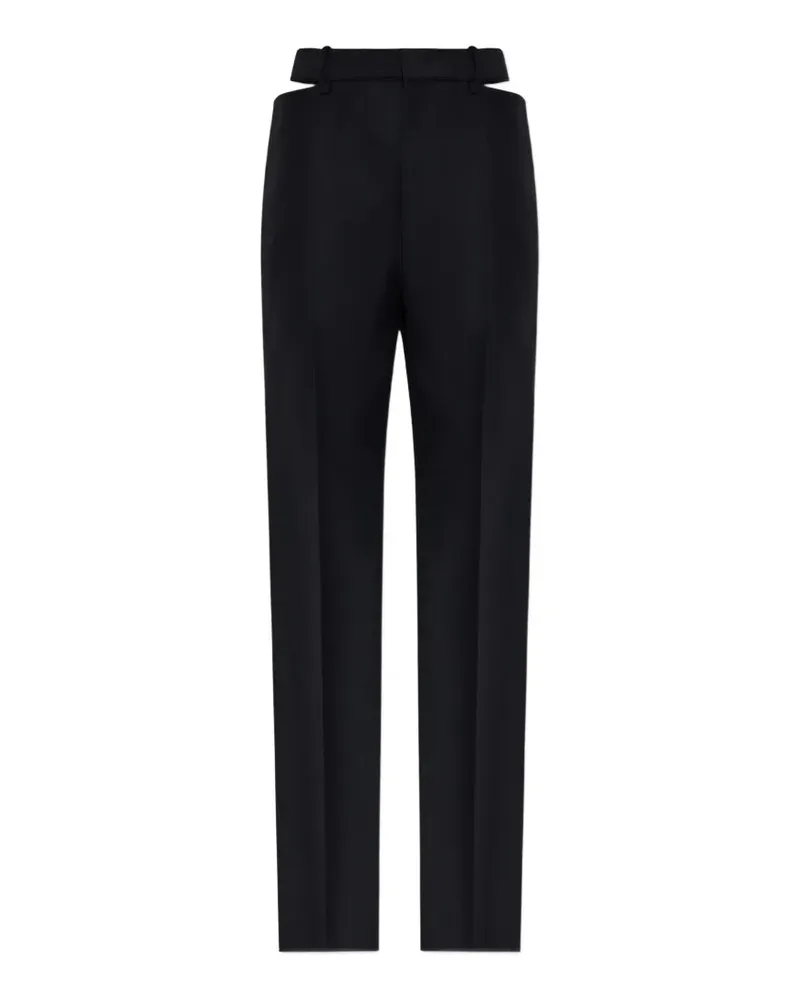 Jil Sander cut-out wool trousers - Schwarz Schwarz