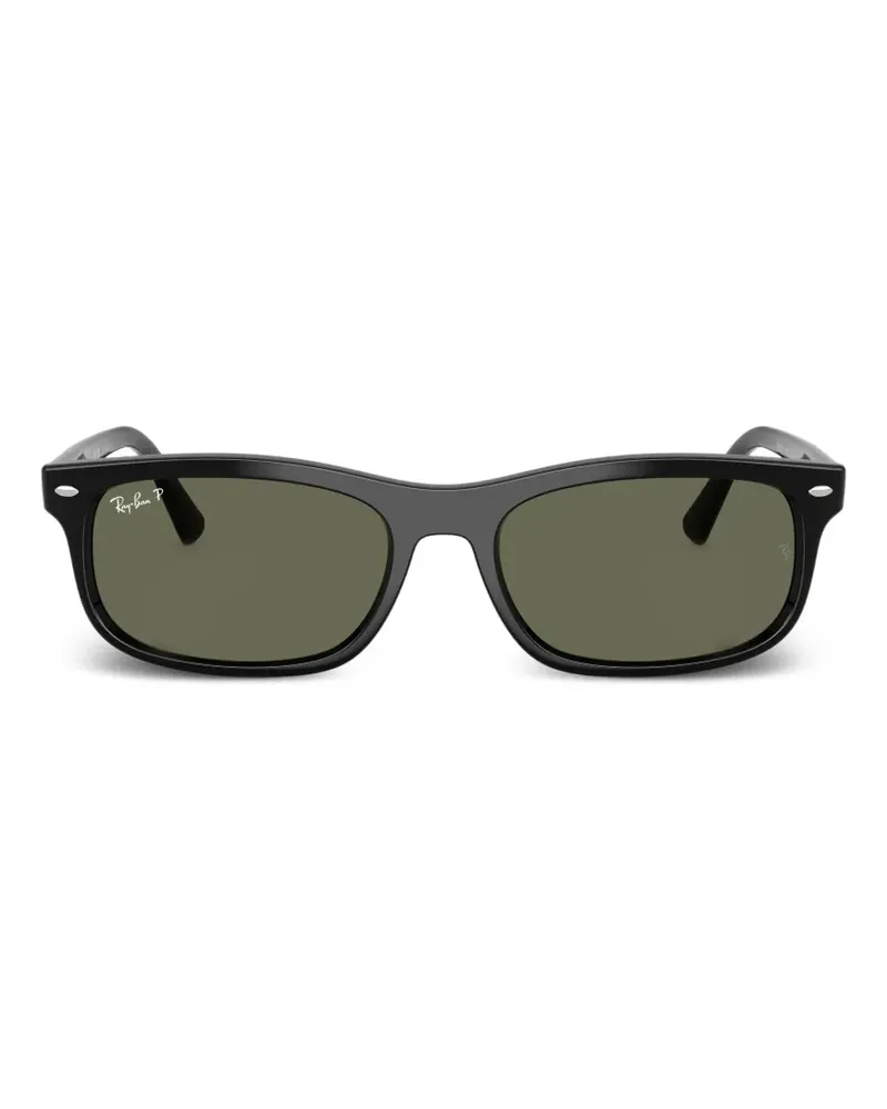 Ray Ban Sonnenbrille mit eckigem Gestell - Schwarz Schwarz