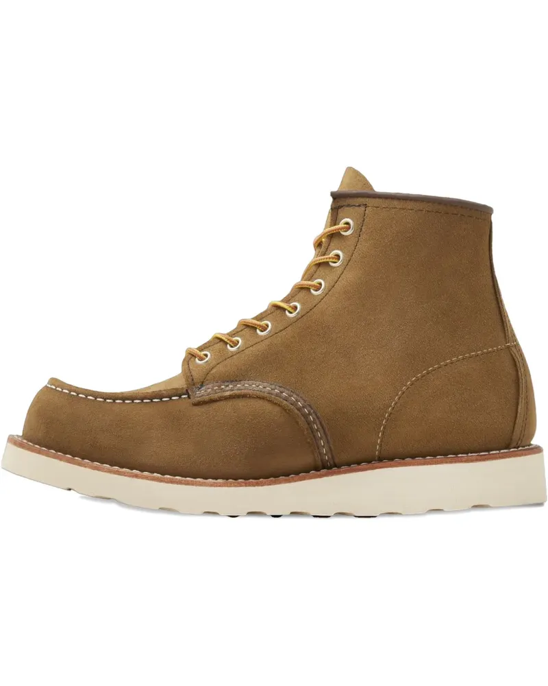 Red Wing Shoes Classic Moc Stiefel aus Wildleder - Braun Braun