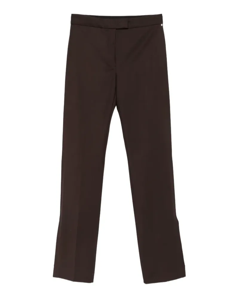 SPORTMAX SPSGuglia split-hem trousers - Braun Braun