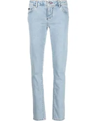 Philipp Plein Enge Jeans Blau