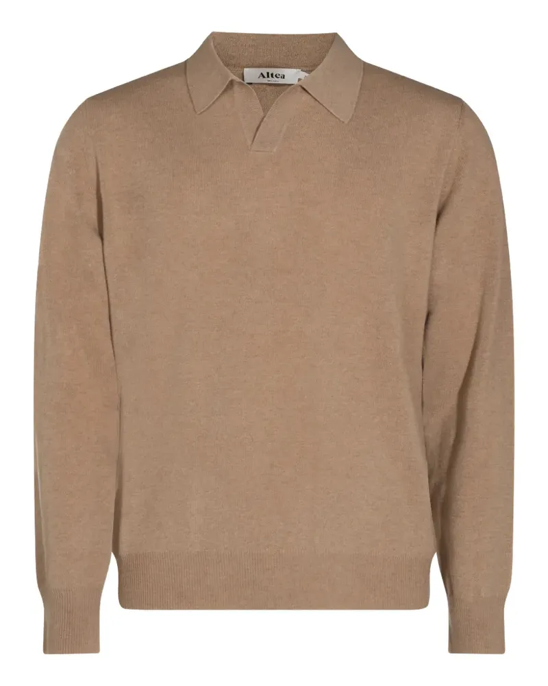 Altea Pullover mit Poloshirtkragen - Nude Nude