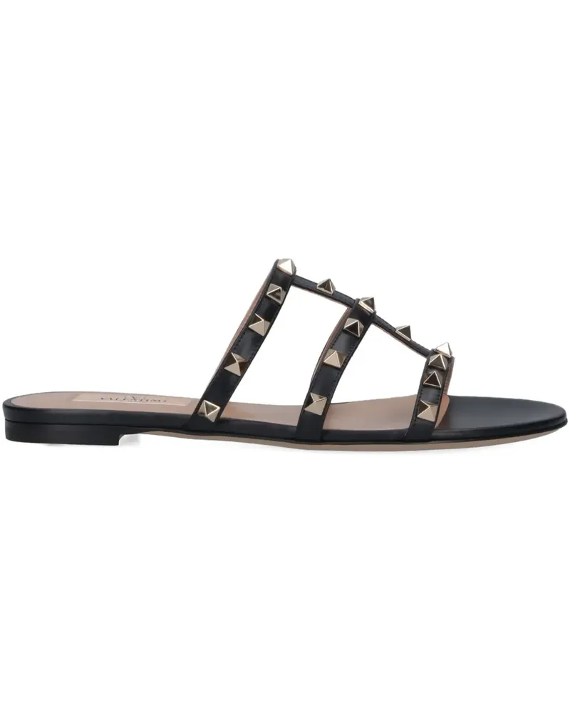 Valentino Garavani Rockstud three-strap sandals - Schwarz Schwarz