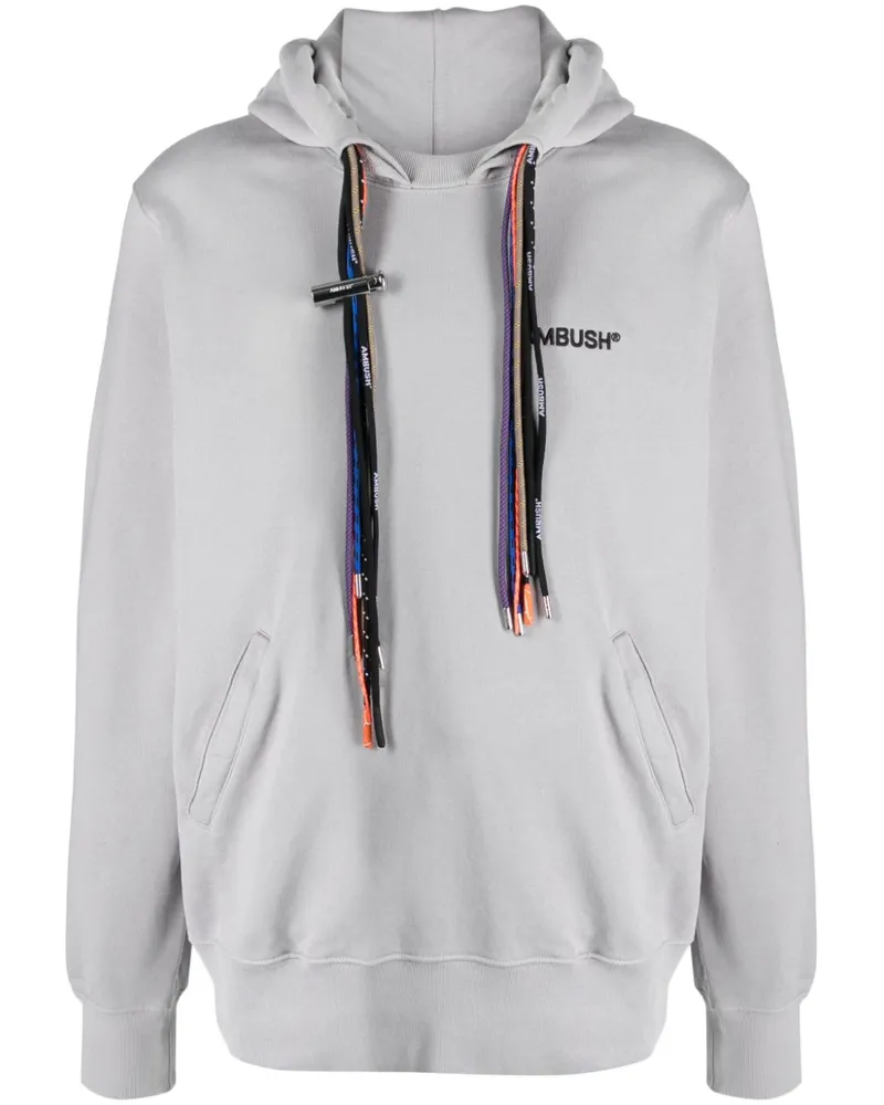 AMBUSH Hoodie mit Kordelzügen - Grau Grau