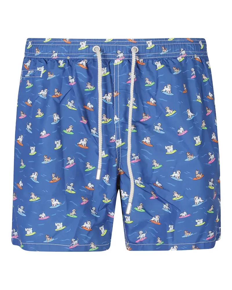 MC2 Saint Barth dog print swimming shorts - Blau Blau