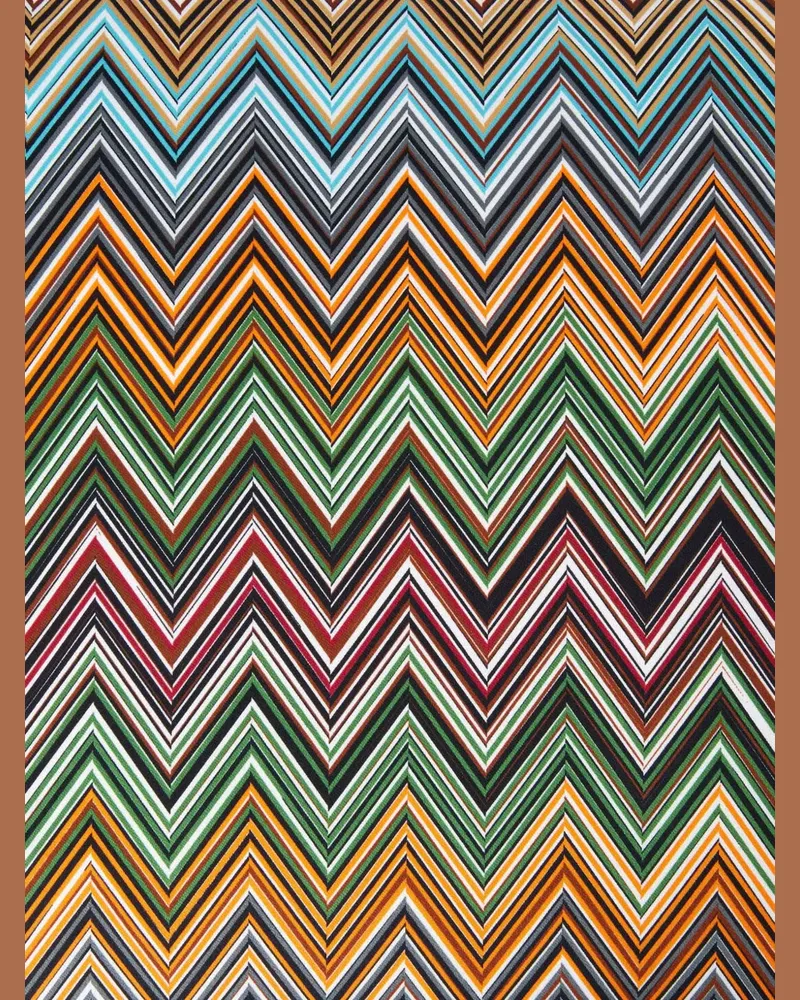 Missoni Home Jarris zigzag-print cushion - Orange Orange