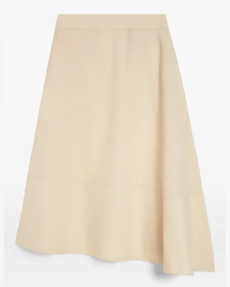 Jil Sander Asymmetrischer Rock - Nude Nude