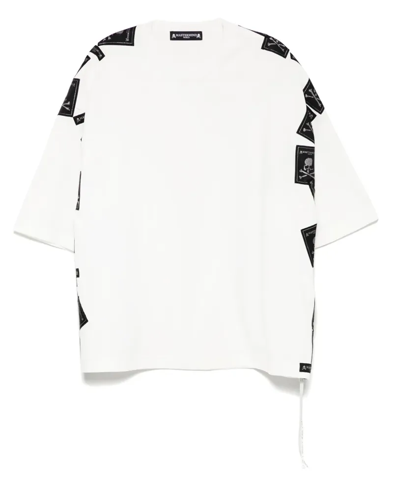 Mastermind World T-Shirt mit Logo-Patch - Weiß Weiß