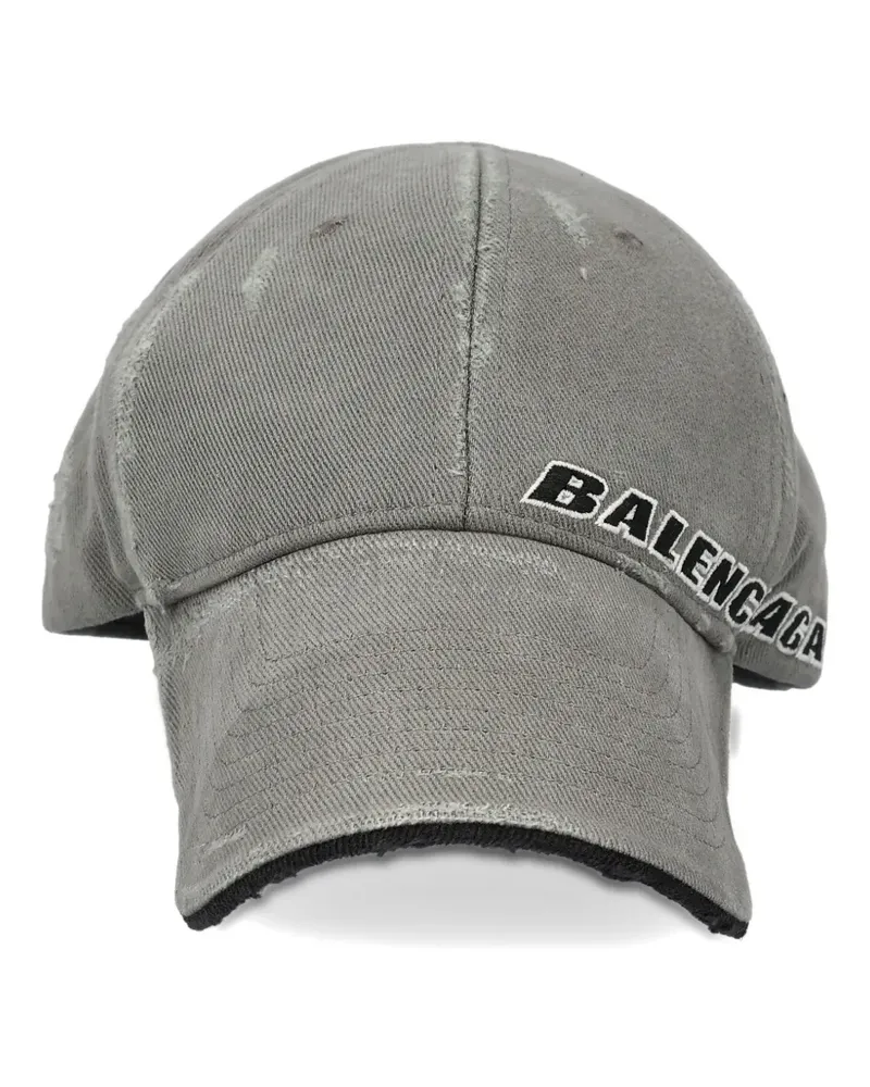Balenciaga distressed cap - Grau Grau