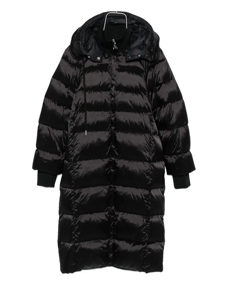 Patrizia Pepe hooded puffer coat - Schwarz Schwarz