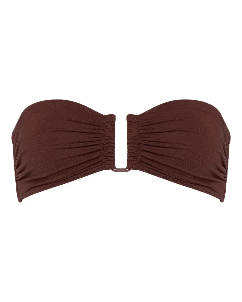 Eres Show bandeau bikini top - Braun Braun