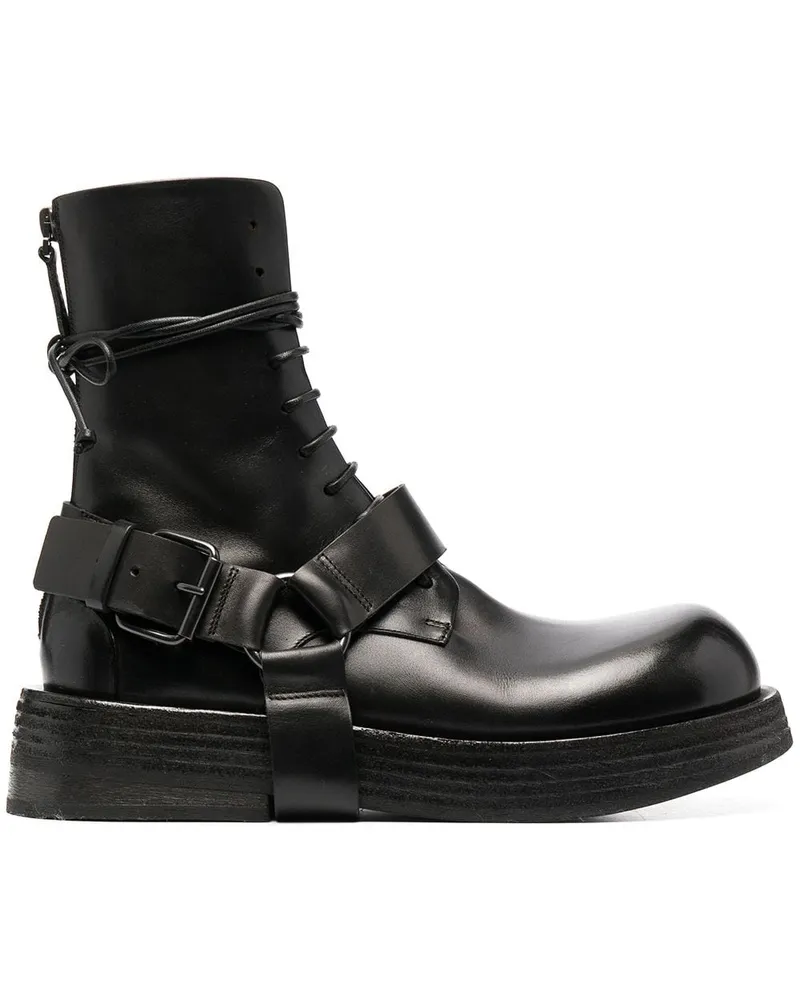 Marsèll Stiefel mit Schnürung - Schwarz Schwarz