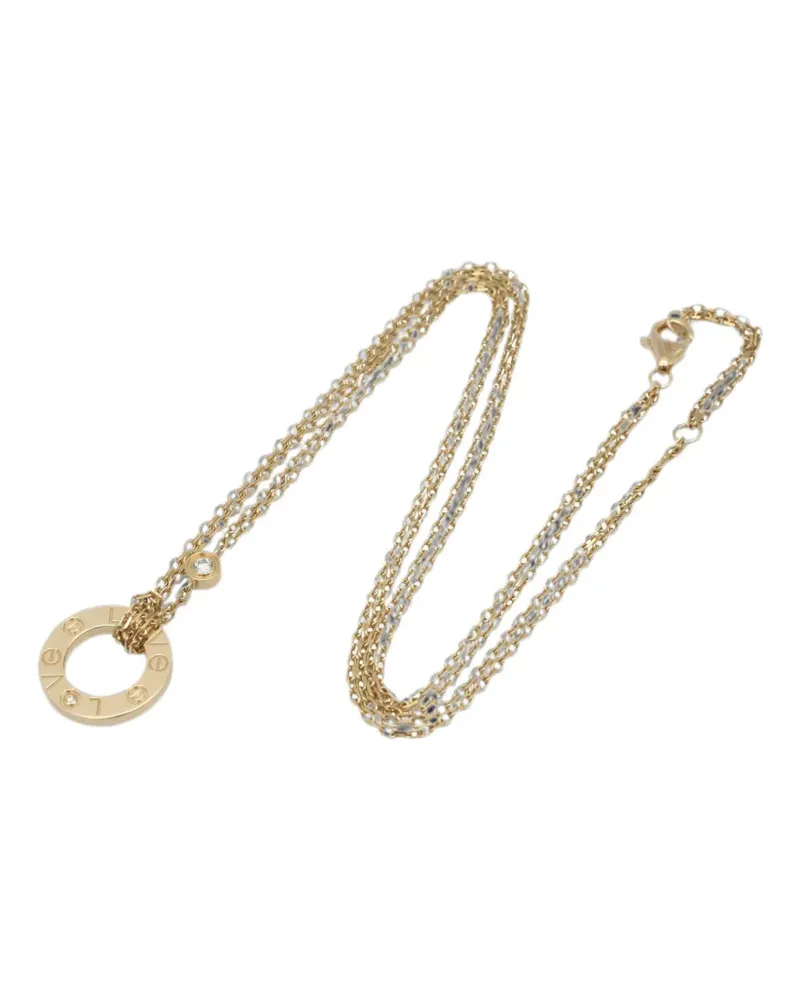 Cartier 2010s Love Circle diamond necklace - Gold Gold