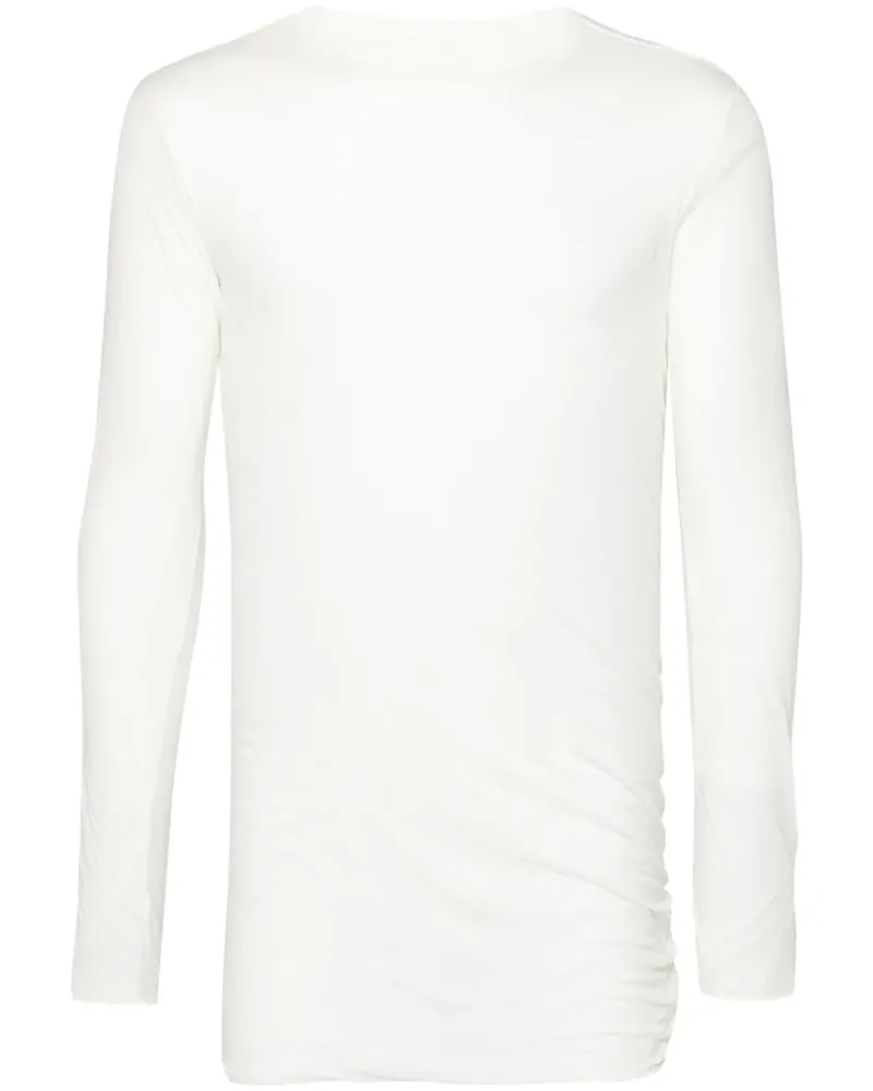 Rick Owens Klassisches Langarmshirt - Weiß Weiß
