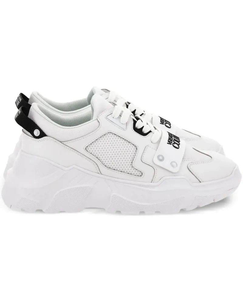 Versace Jeans Sneakers mit Netzeinsätzen - Weiß Weiß