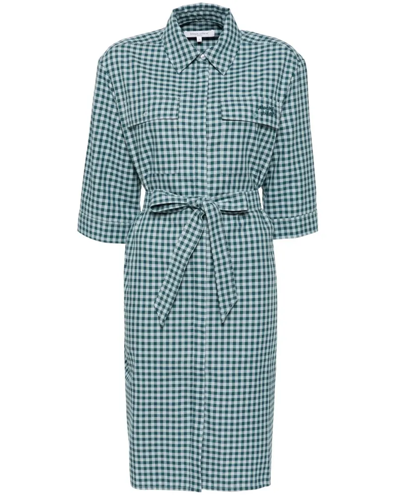 Kitsuné Kleid mit Taschen - Grün Grün