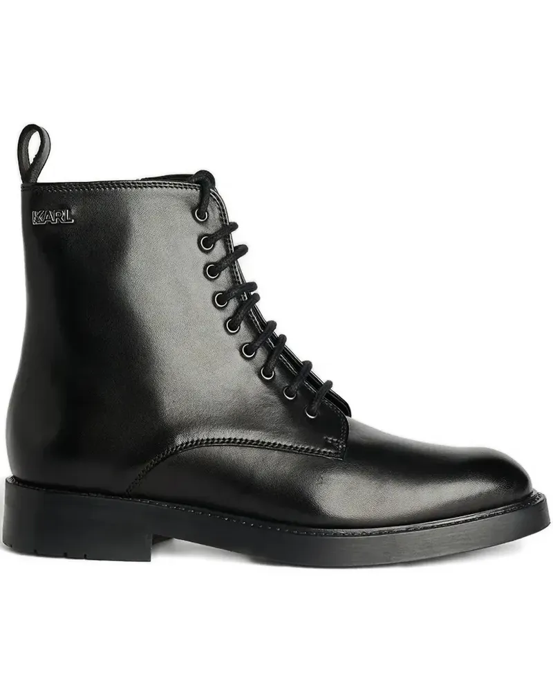 Karl Lagerfeld BLAKE lace-up boots - Schwarz Schwarz
