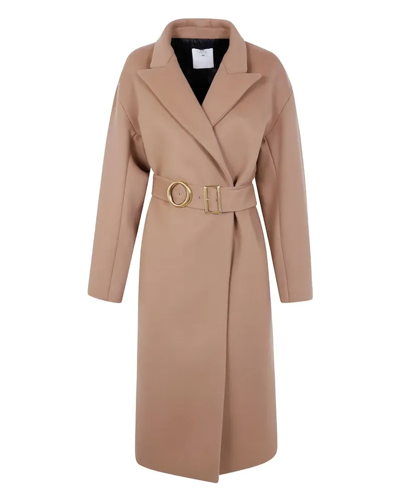 Mantù belted wool coat - Braun Braun