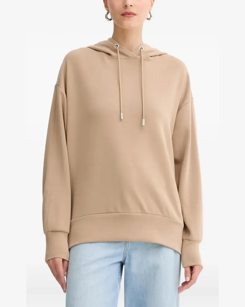HUGO BOSS Hoodie mit Kordelzug - Nude Nude