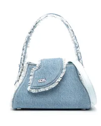 GCDS Kleine Comma Tasche Blau