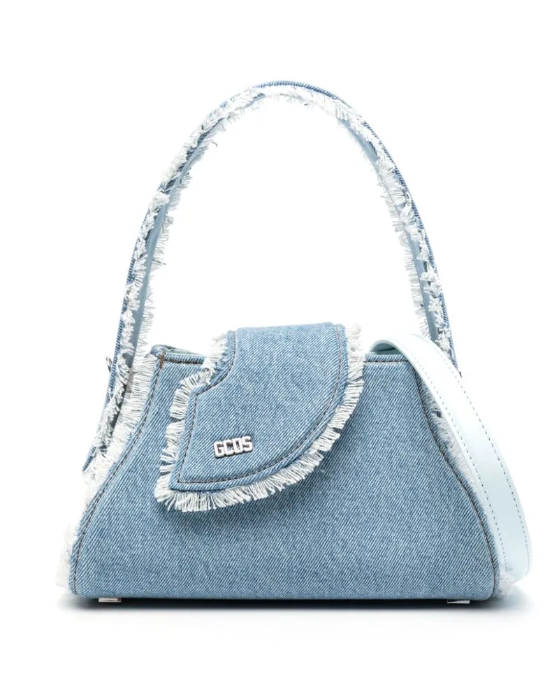 GCDS Kleine Comma Tasche - Blau Blau