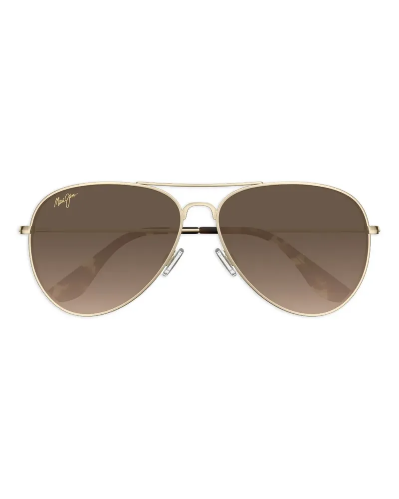 Maui Jim Mavericks Pilotenbrille - Gold Gold
