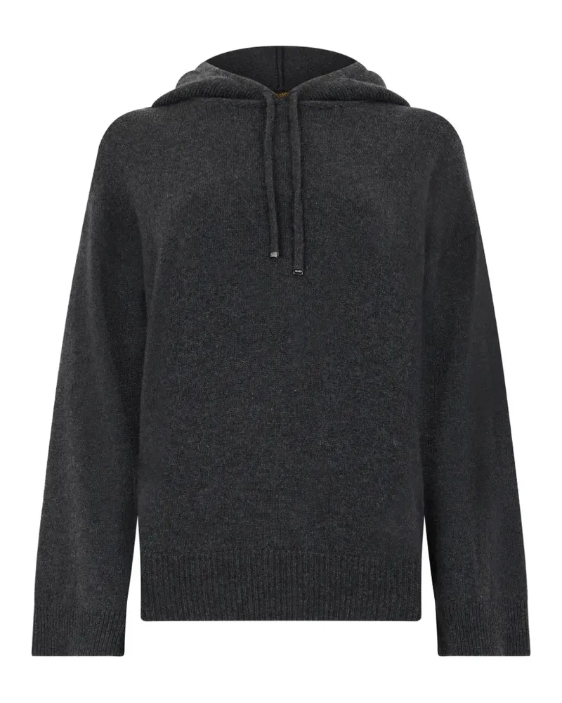 MOORER Charupkt drawstring-hooded sweater - Grau Grau