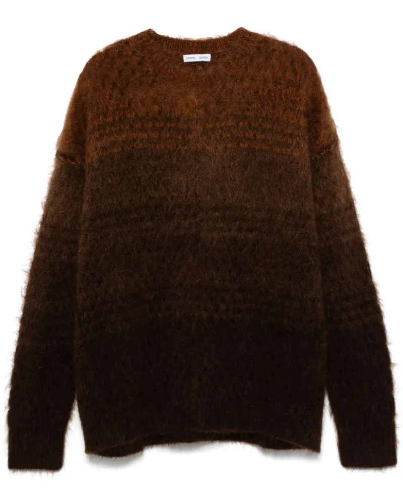 CMMN SWDN Pullover mit Farbverlauf-Optik - Braun Braun