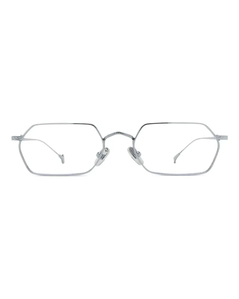 Eyepetizer geometrisches Gestell aus Metall - Silber Silber