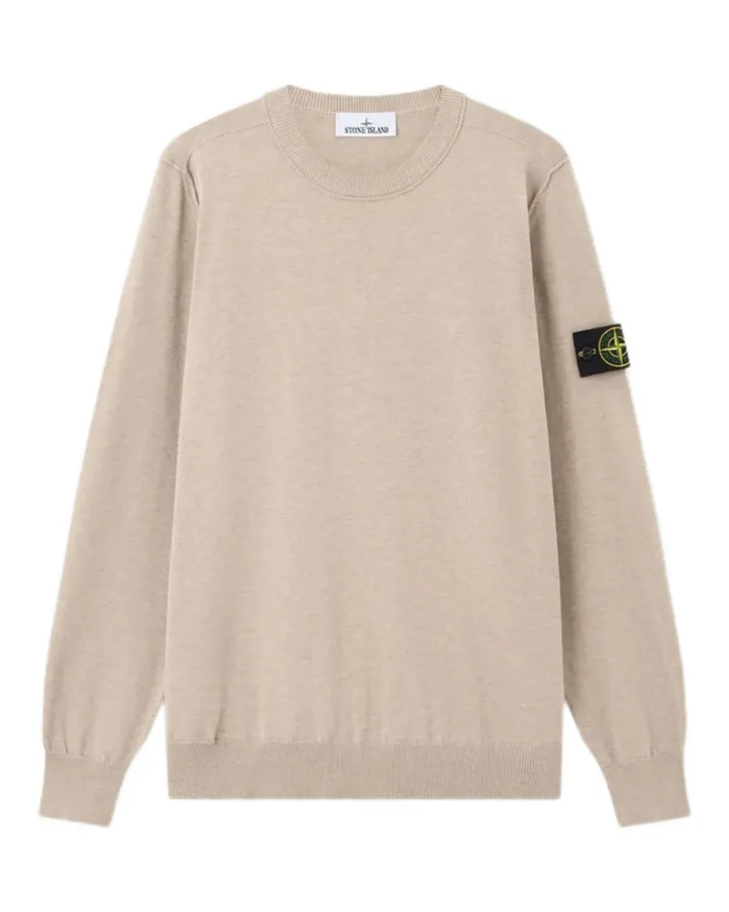 Stone Island Pullover mit Logo-Patch - Nude Nude
