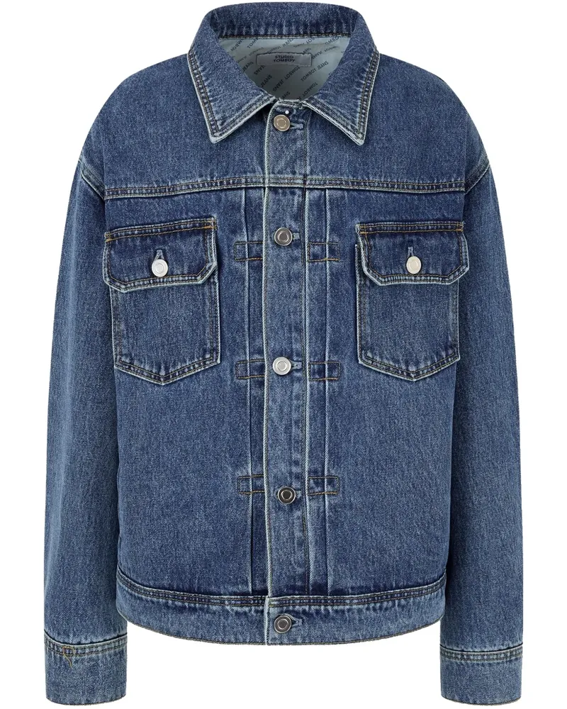 STUDIO TOMBOY Trucker Jeansjacke - Blau Blau