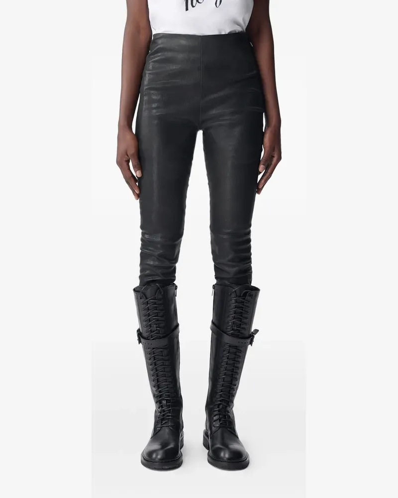 Ann Demeulemeester Florence Leggings - Schwarz Schwarz