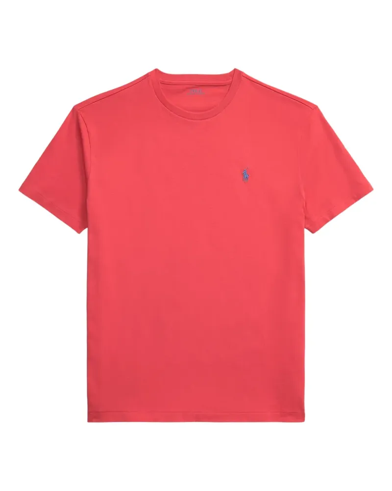 Ralph Lauren T-Shirt mit Logo-Stickerei - Rot Rot