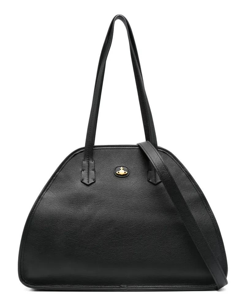 Vivienne Westwood Schultertasche aus Leder - Schwarz Schwarz