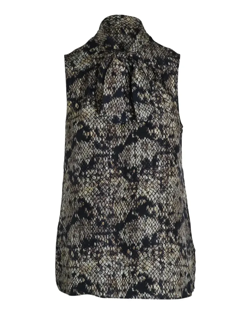 Theory Arilia snake-print lace top - Grau Grau