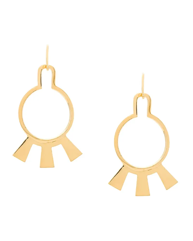 Wouters & Hendrix Technofossils' Ohrringe - Metallic Metallic