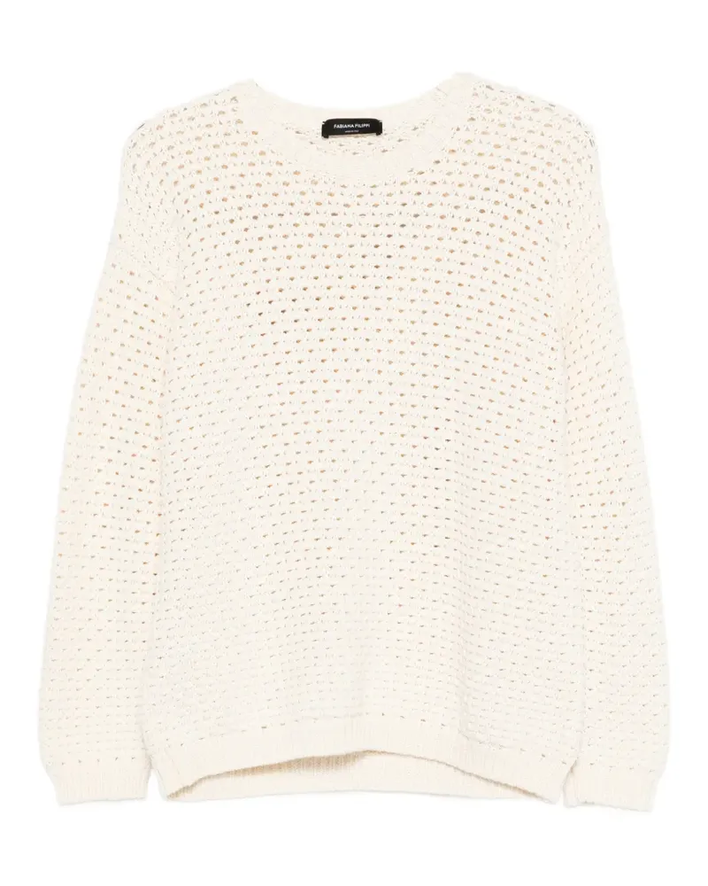 Fabiana Filippi round-neck sweater - Nude Nude