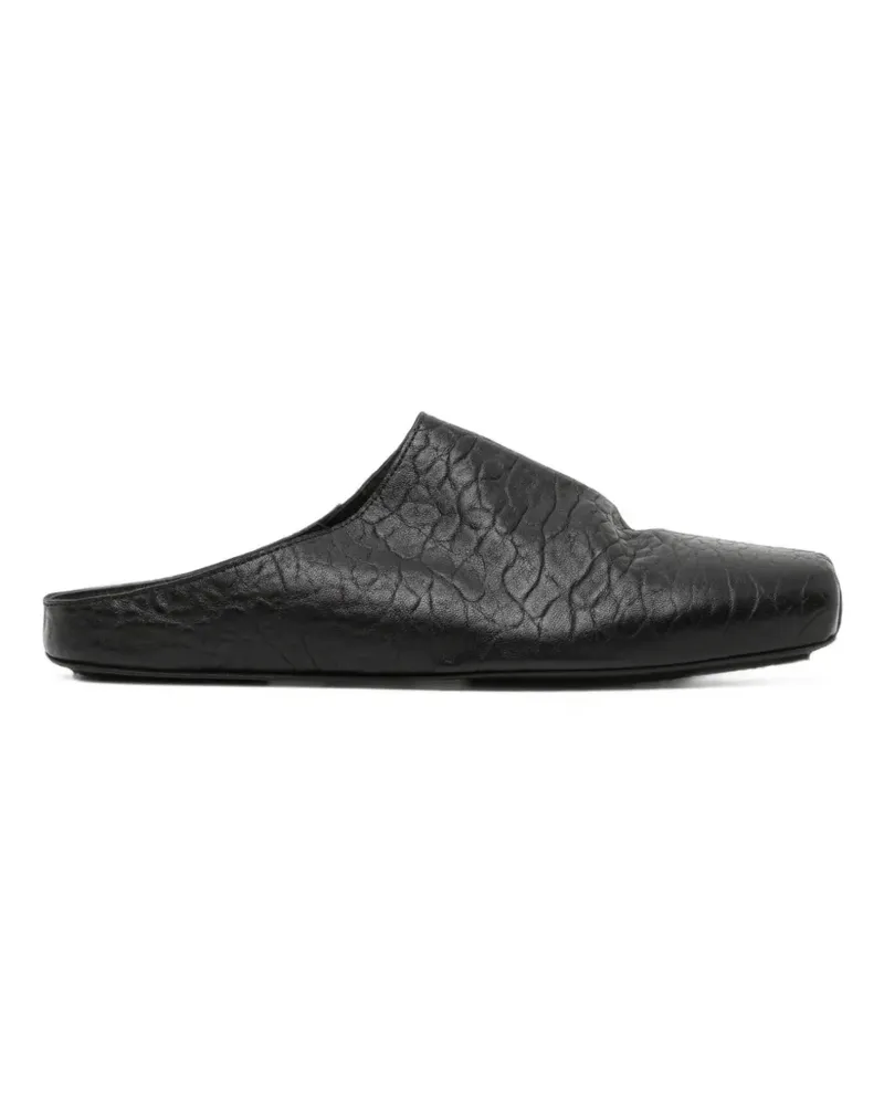 Uma Wang Ballerina-Mules - Schwarz Schwarz