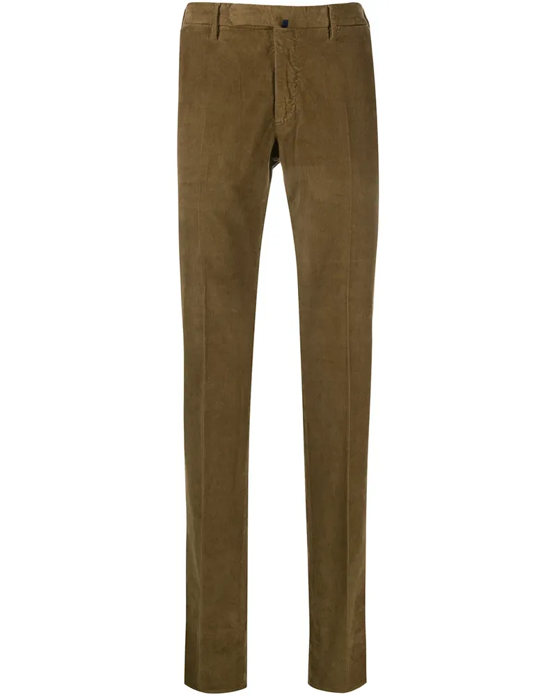 Incotex Texturierte Hose - Grün Grün