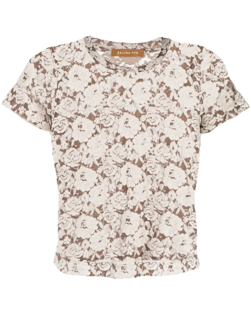 REJINA PYO Adina T-Shirt - Braun Braun
