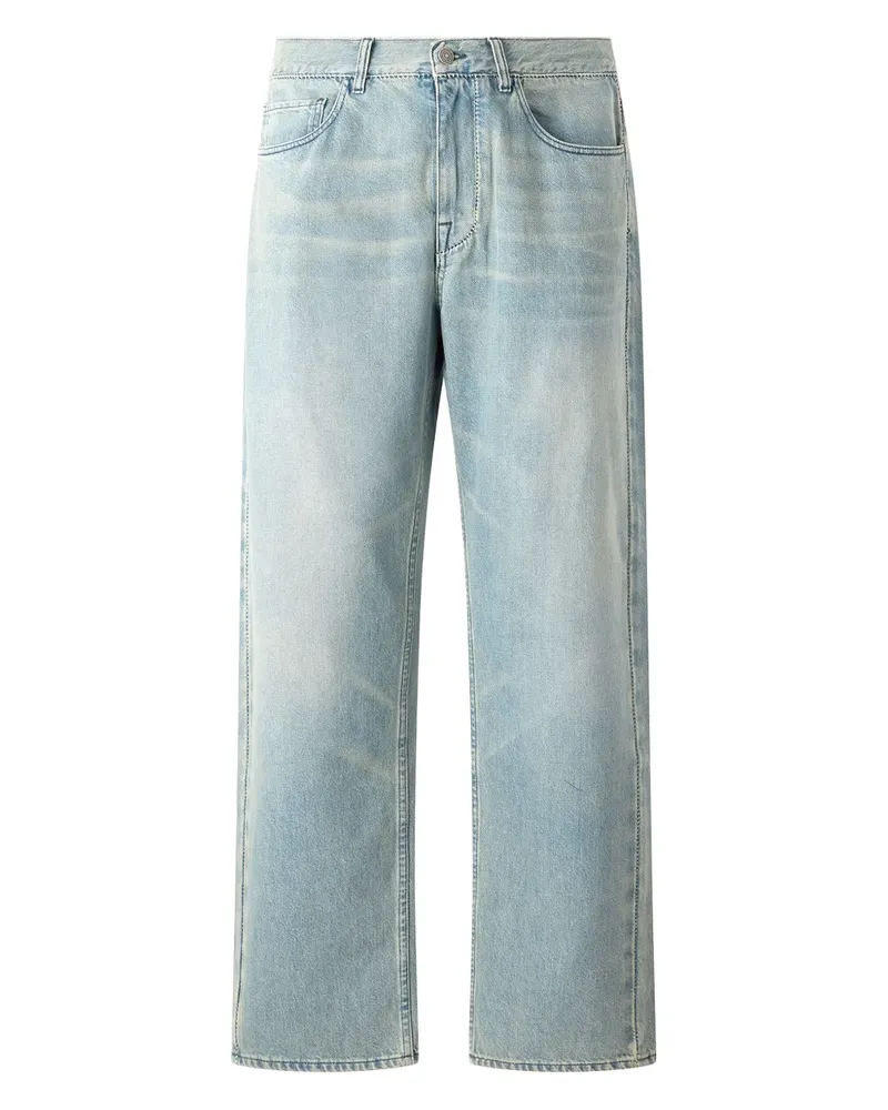 Roberto Cavalli Jeans mit Logo-Stickerei - Blau Blau
