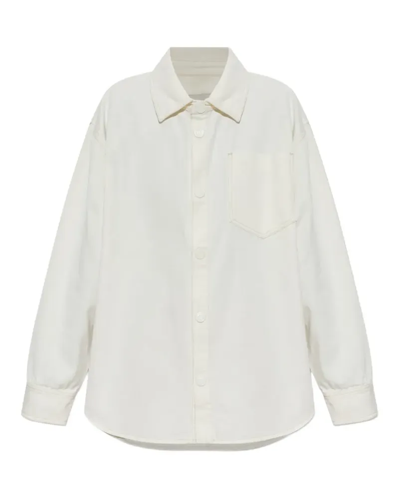 AMI Paris Ami de Coeur denim shirt - Nude Nude