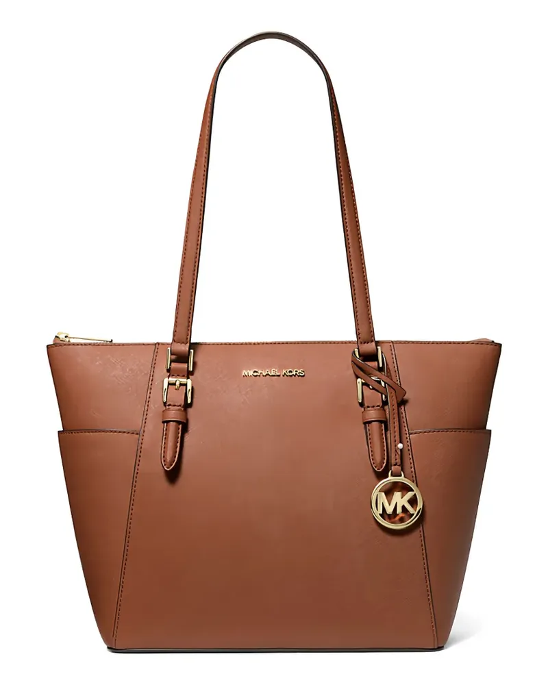 Michael Kors Charlotte zip-top tote bag - Braun Braun