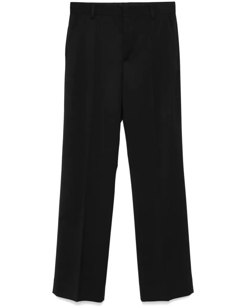 Filippa K Bootcut-Hose mit hohem Bund - Schwarz Schwarz